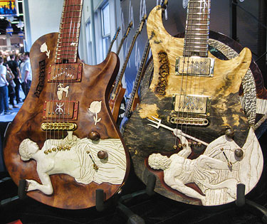 Warrior Greek God guitars