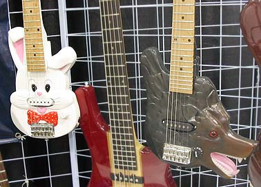 Bunny and Wolf guitars