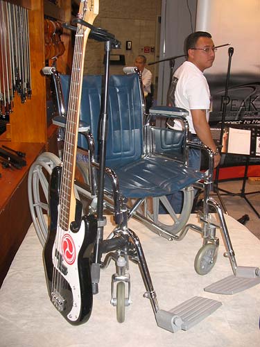 Peak wheelchair guitar stand