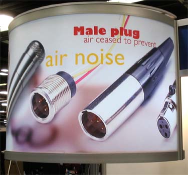 Male Plug Air Ceased to Prevent Air Noise