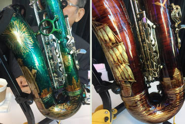 Château painted saxes