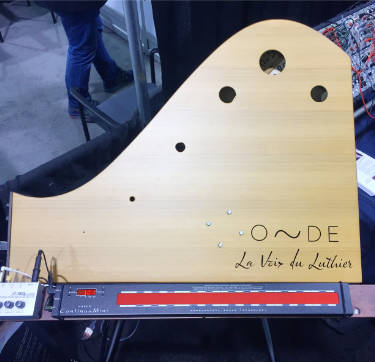 Haken Audio Continuum Fingerboard and La Voix du Luthier acoustic resonator
